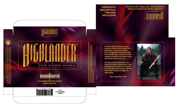 HIGHLANDER THE CARD GAME 30 Pack Limited Edition Display Booster Box 
